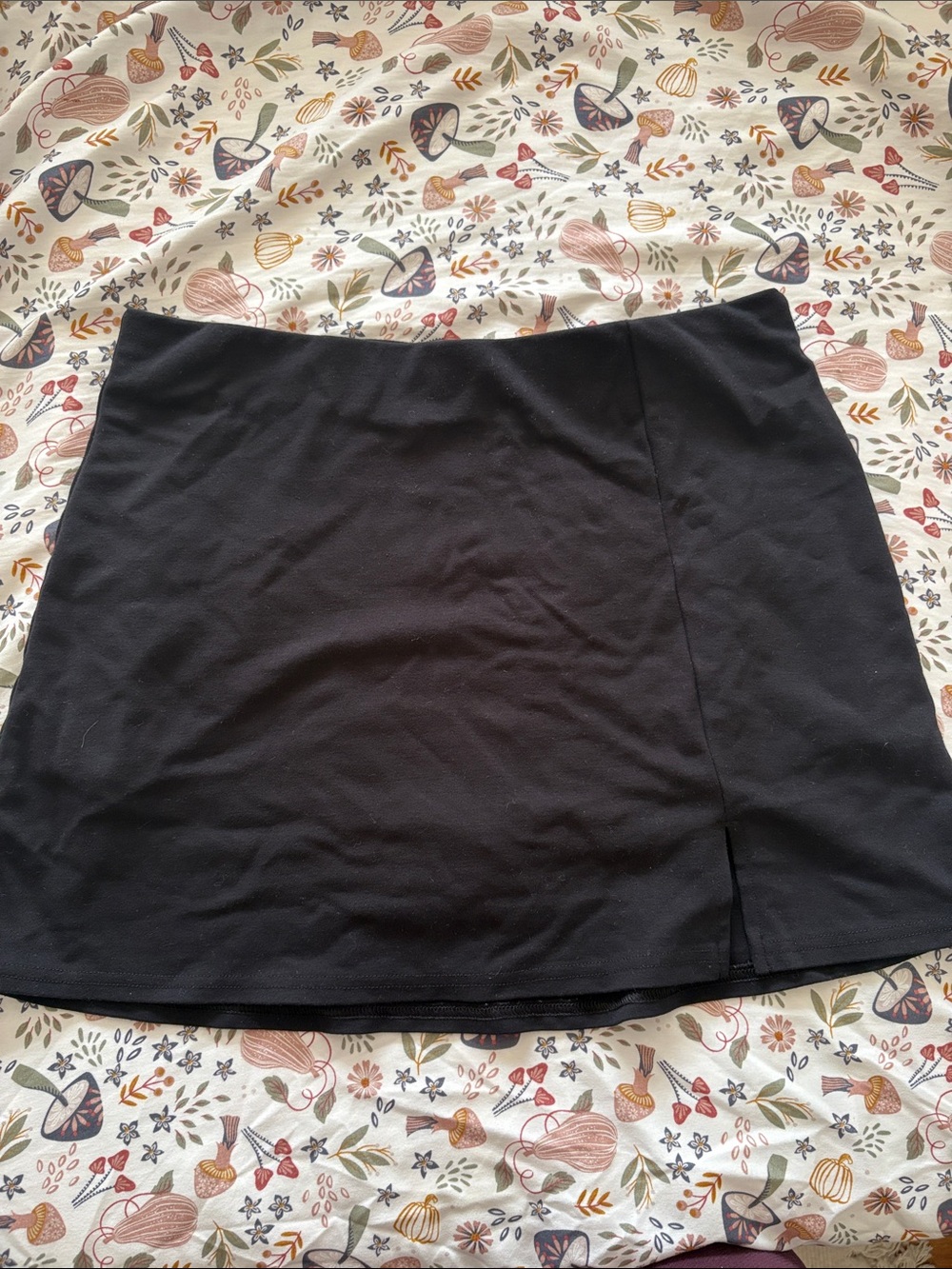 American Eagle Outfitters Black Mini Skirt with Side Slit